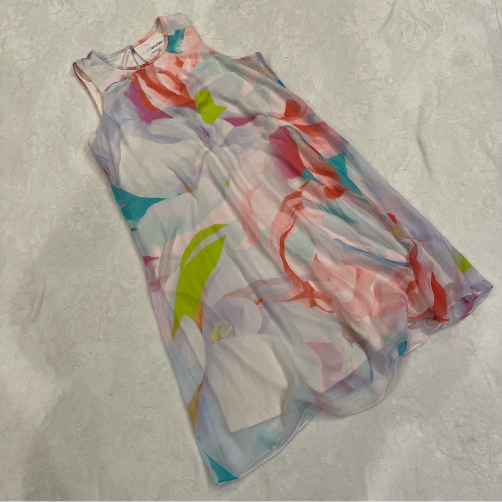 Calvin Klein flowy dress